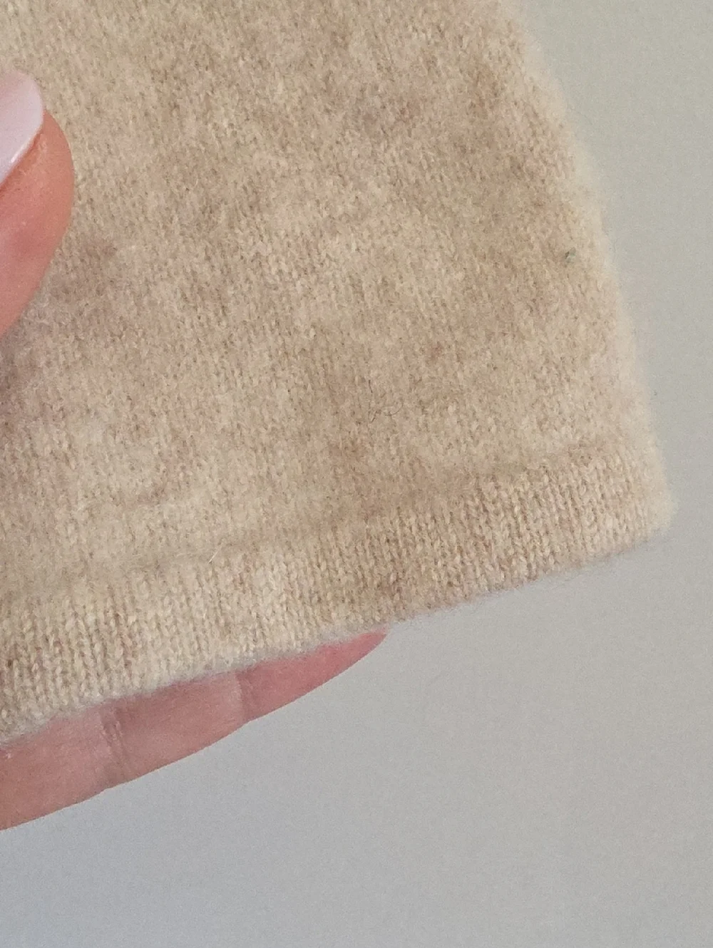 J. McLaughlin Neutral Cream Crewneck Pullover - Picture 4 of 5